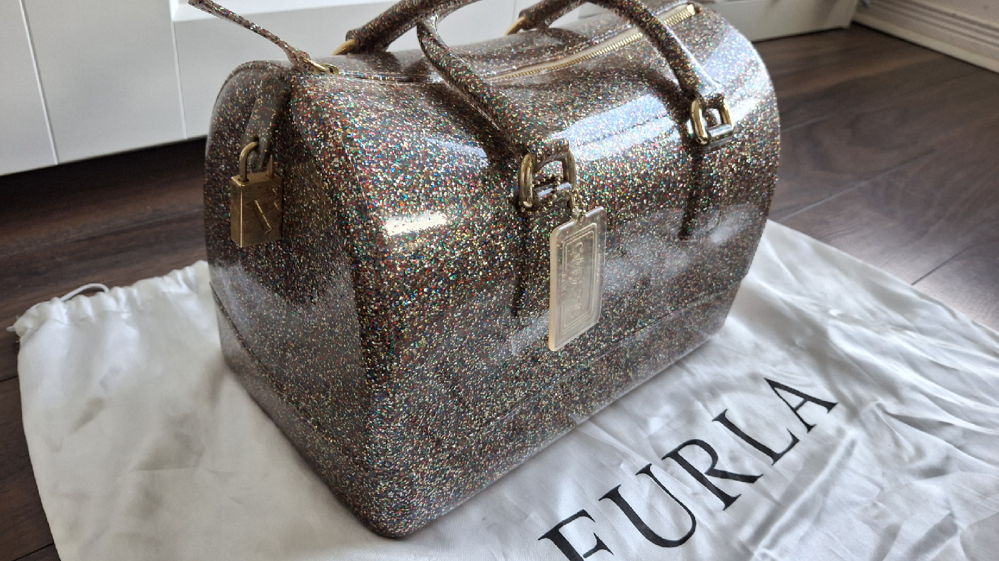 Furla Candy Bag Glitter Dome Satchel - photo 4