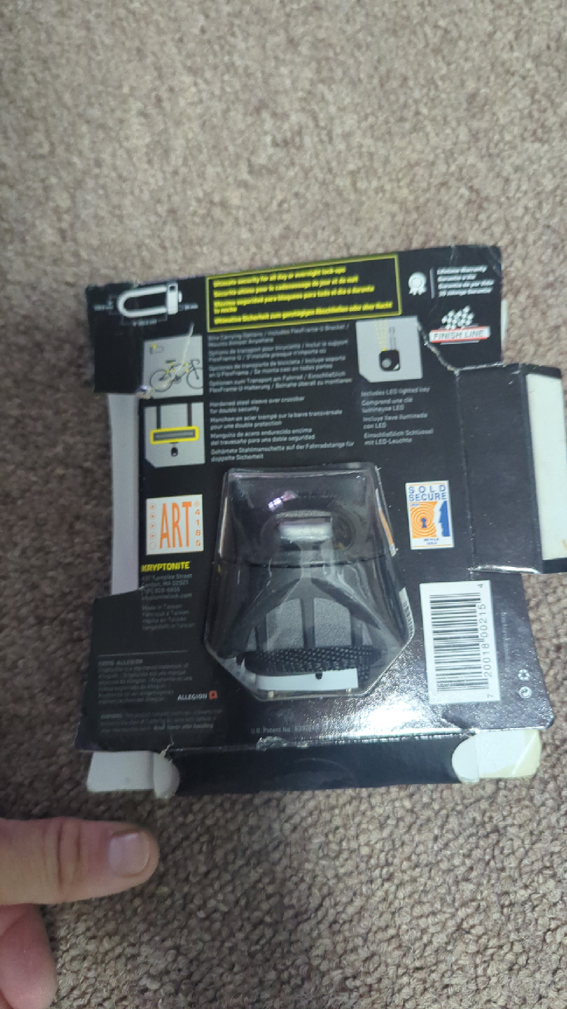 Kryptonite New York Lock STD Bike Lock - Yellow/Black - photo 3