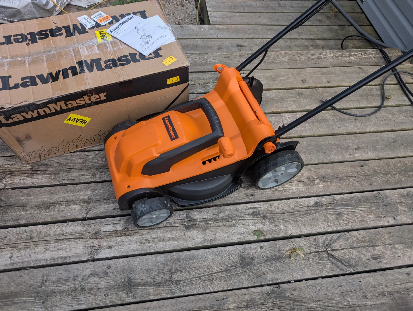 Brand New Lawnmaster 14” Electric Corded Lawnmower For Sale image indicator(3)