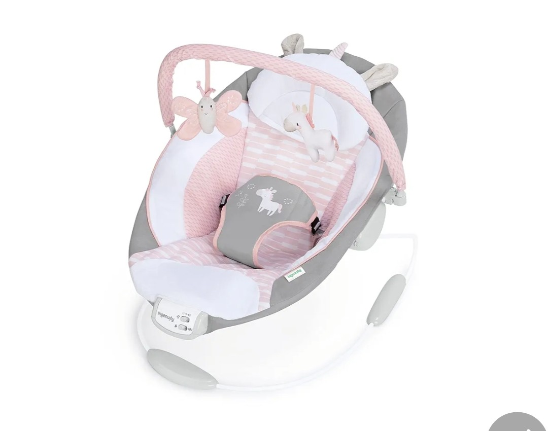 Ingenuity Keep Cozy Bouncer - Unicorn