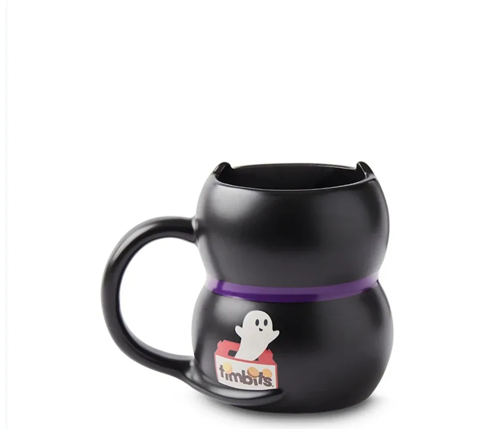 Tim Hortons Halloween Black Cat Mug image indicator(4)
