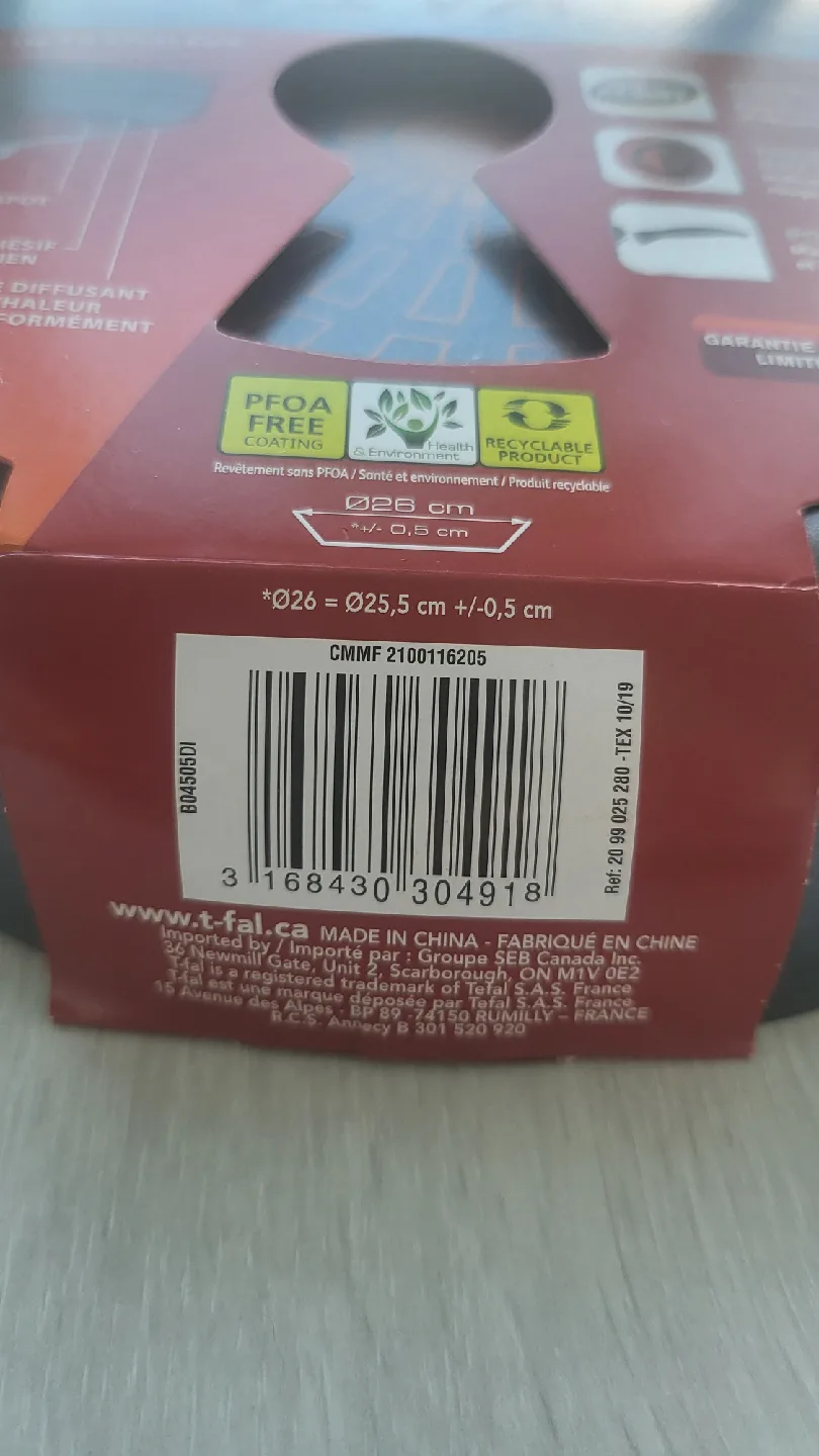 T-fal Viva 10.3" (26cm) Fry Pan - New! image indicator(2)