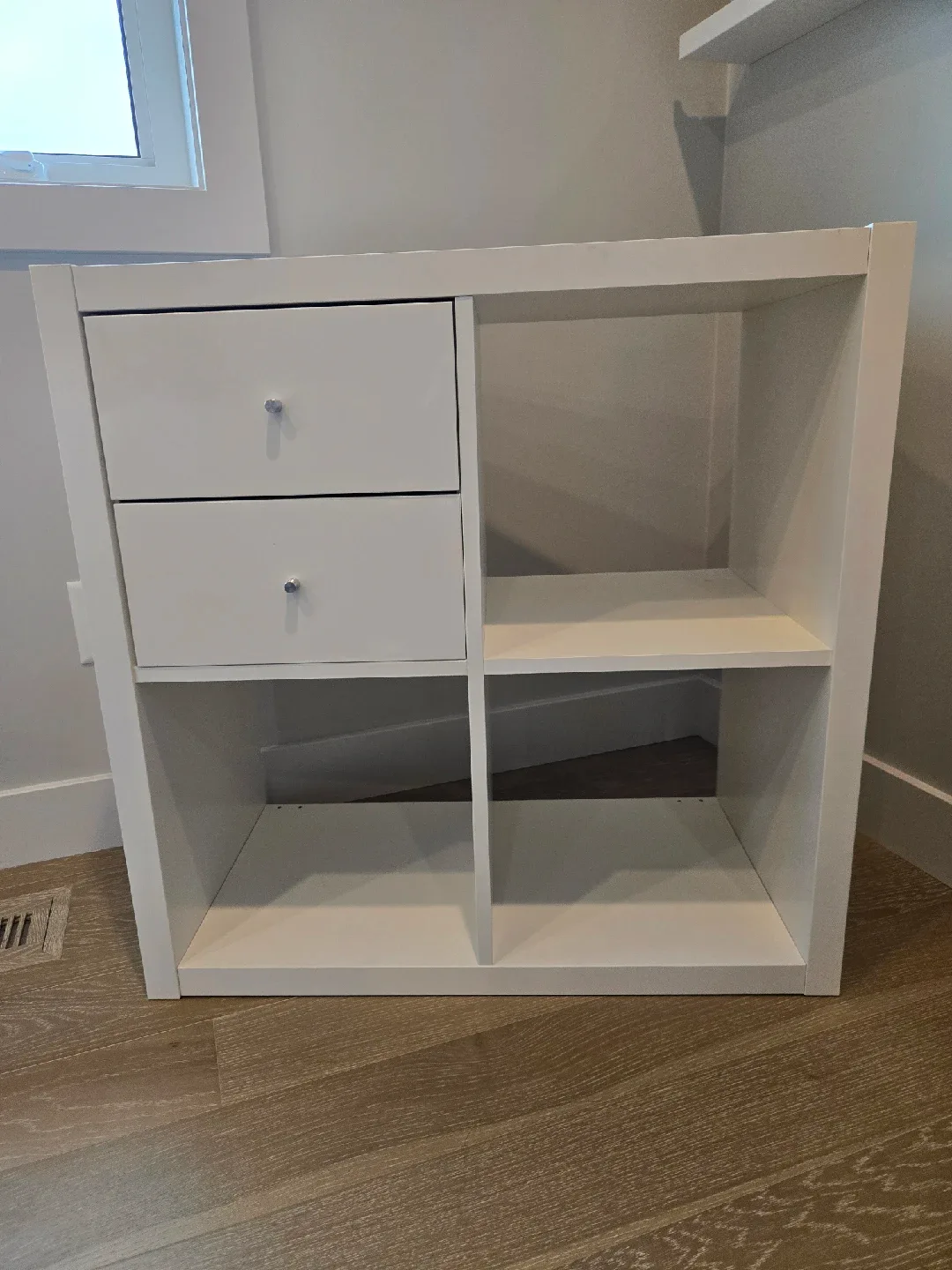 IKEA Kallax White Shelf Unit thumbnail