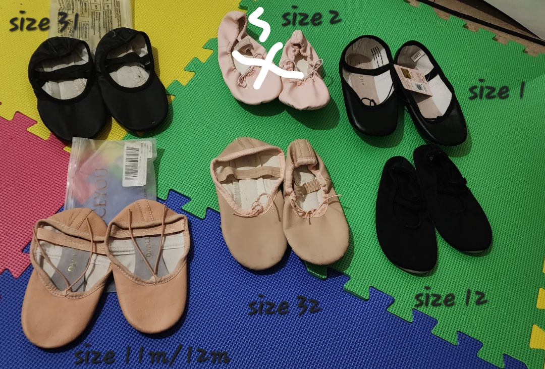 Ballet Shoes Bundle: Black, Pink, and Tan - photo 2