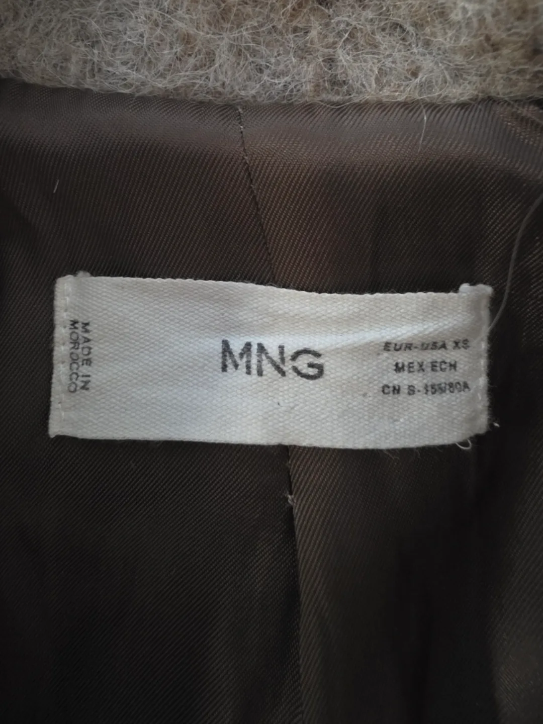 MNG Wool Blend Oversized Coat - Size XS image indicator(4)