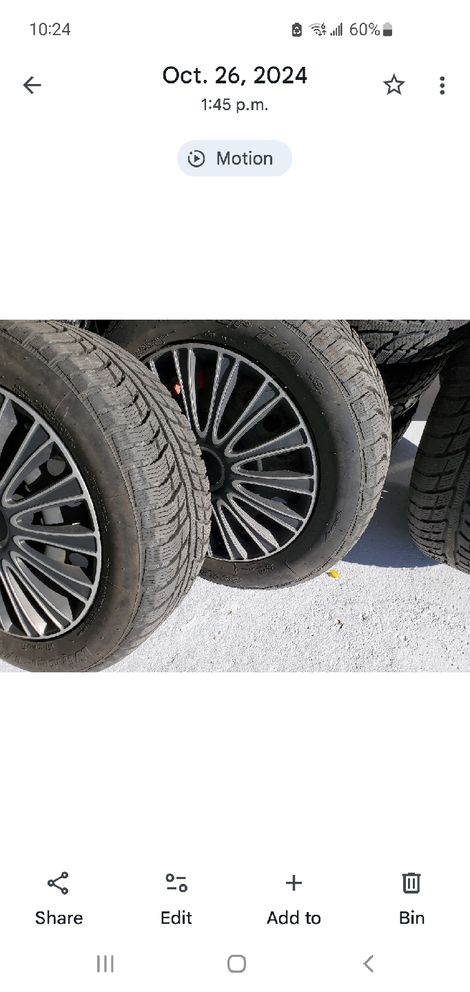 BFGoodrich Winter Tires on Rims - 225/55 R17 - photo 3