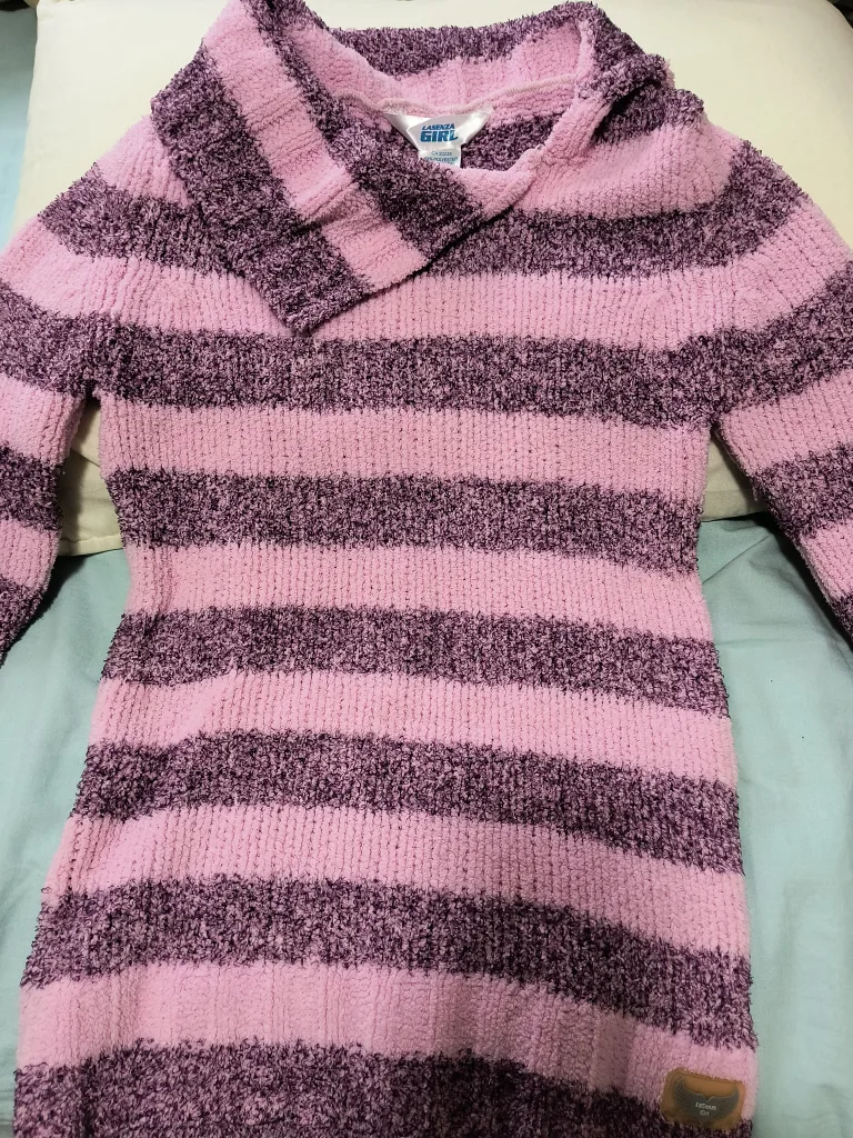 FREE La Senza Girl Pink Striped Sweater - Size L/G