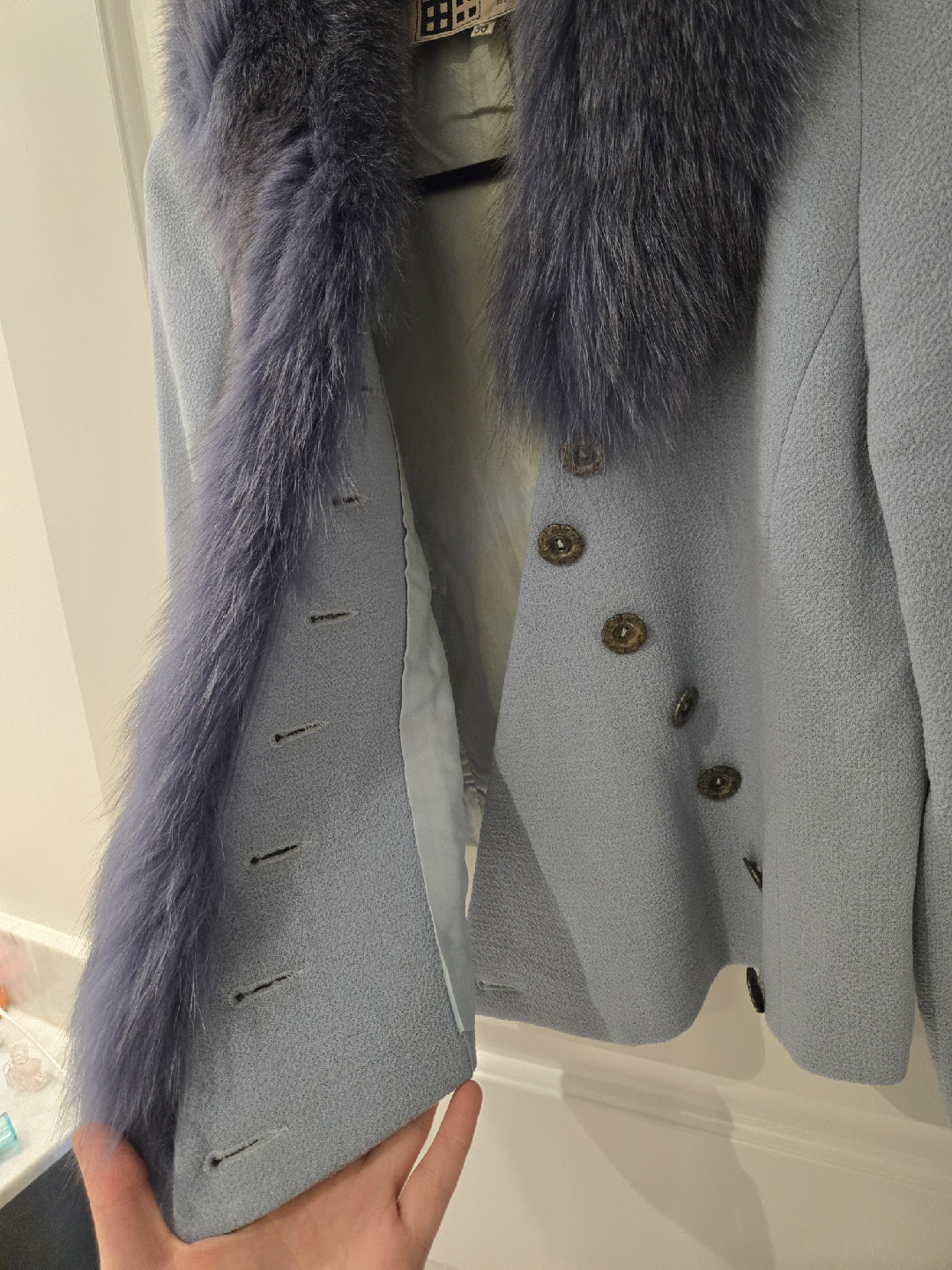 Light baby Blue fur Jacket/blazer - photo 3