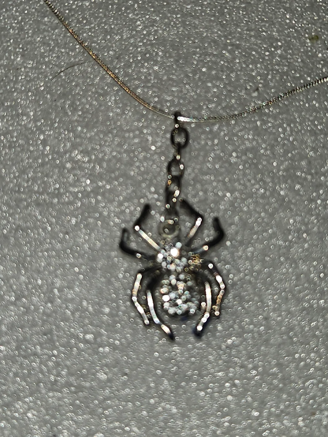 Spider Pendant Necklace with S925 Italian silver necklace image indicator(4)