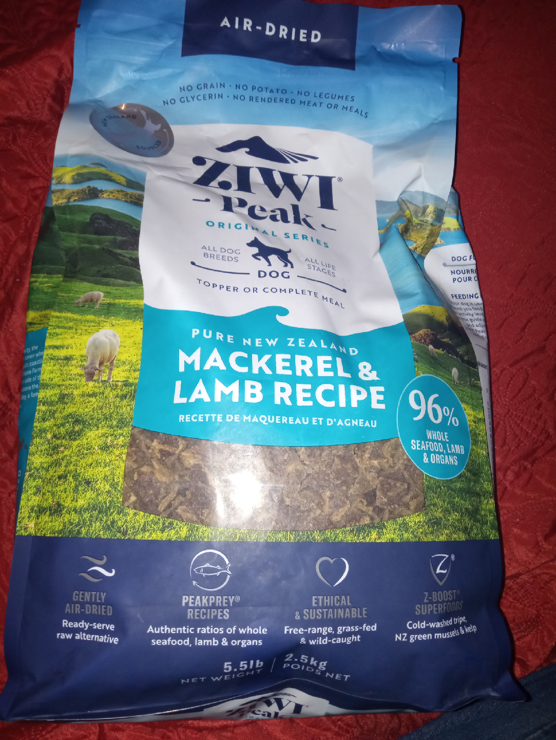 Ziwi Peak Mackerel & Lamb Dog Food 5.5lb - photo 4