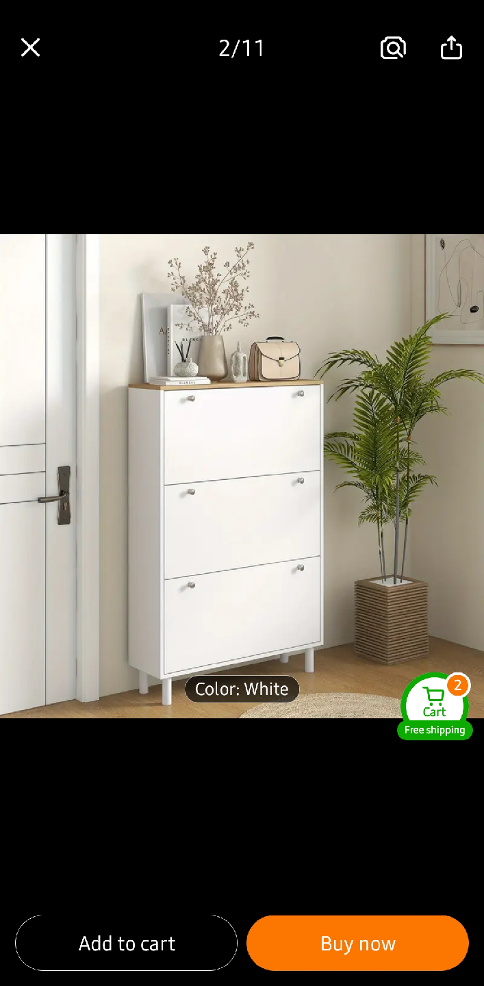 NEW Shoe Cabinet, for up to 24 Pairs of Shoes
