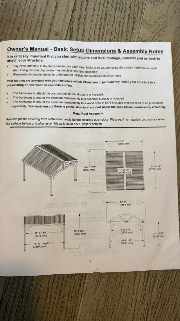 12ft x 12ft All Cedar Gazebo, Light Brown image indicator(8)