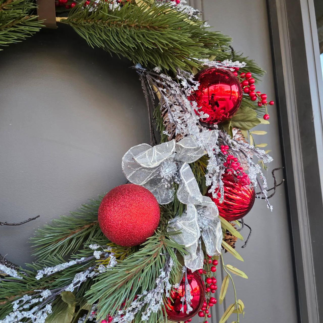 Christmas wreath for front door image indicator(3)