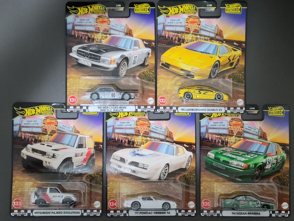 Hot Wheels Premium Boulevard Collection - Diecast Cars