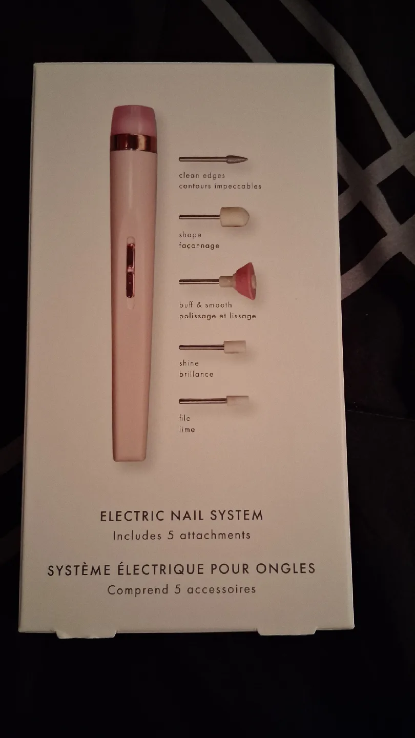 Electric Nail System with 5 Attachments