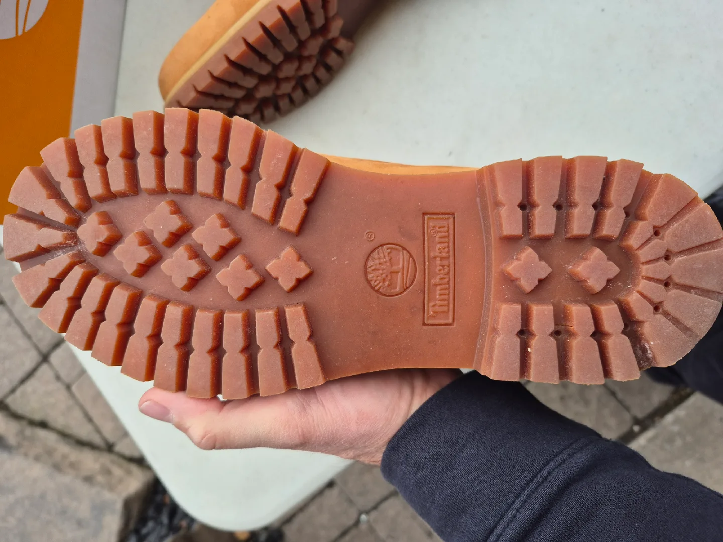 Timberland Premium 41/2 Wheat Nubuck Boots - Size 10 image indicator(6)