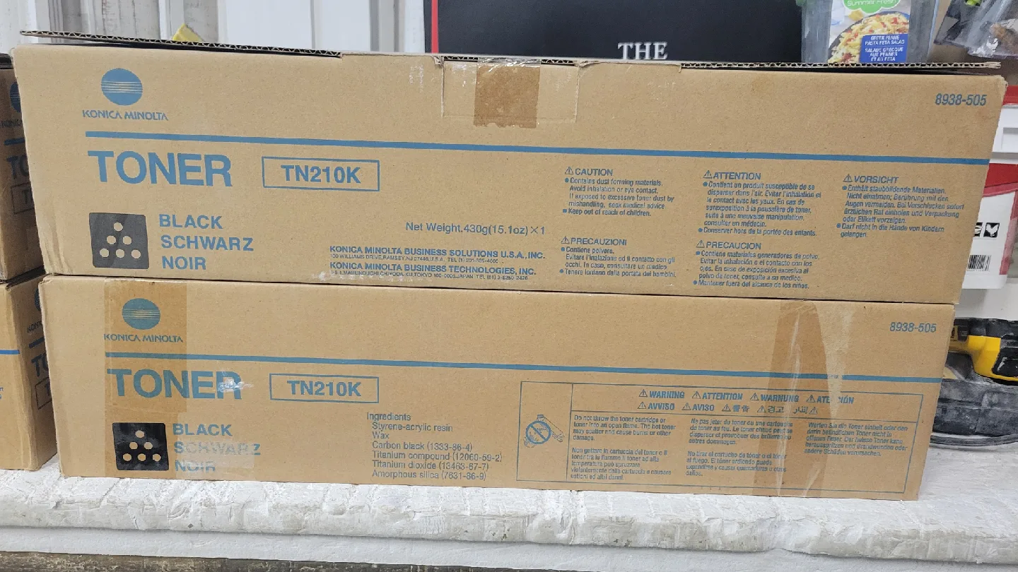 Konica Minolta TN210C Cyan Toner Cartridge image indicator(3)