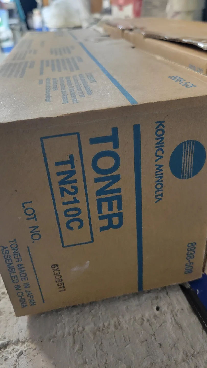 Konica Minolta TN210C Cyan Toner Cartridge image indicator(5)