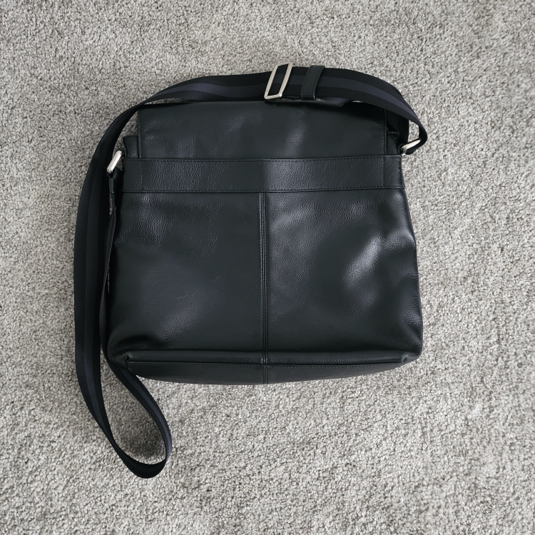 Coach Black Leather Messenger Bag - photo 4