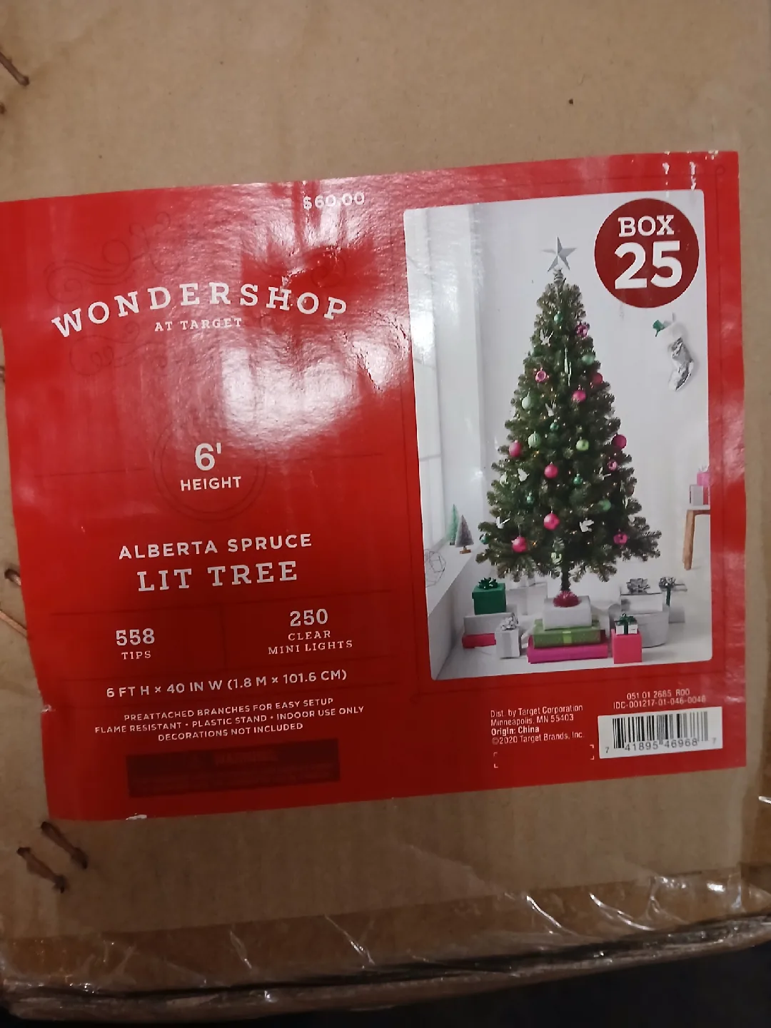 6 feet hight prelit christmas tree thumbnail