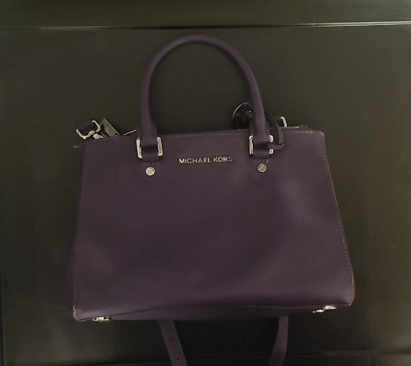 Michael Kors Purple Satchel