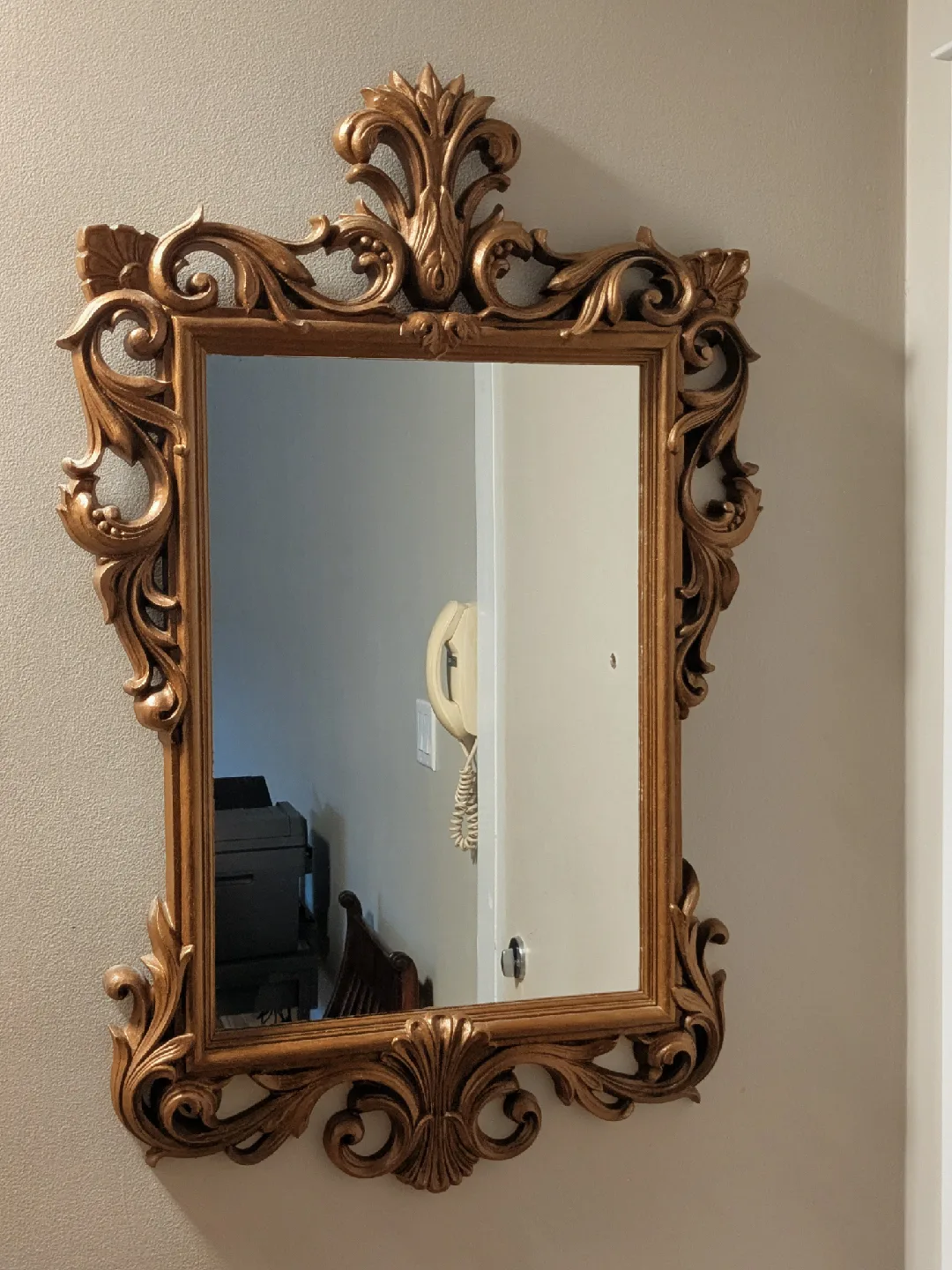 Ornate Framed Wall Mirror thumbnail