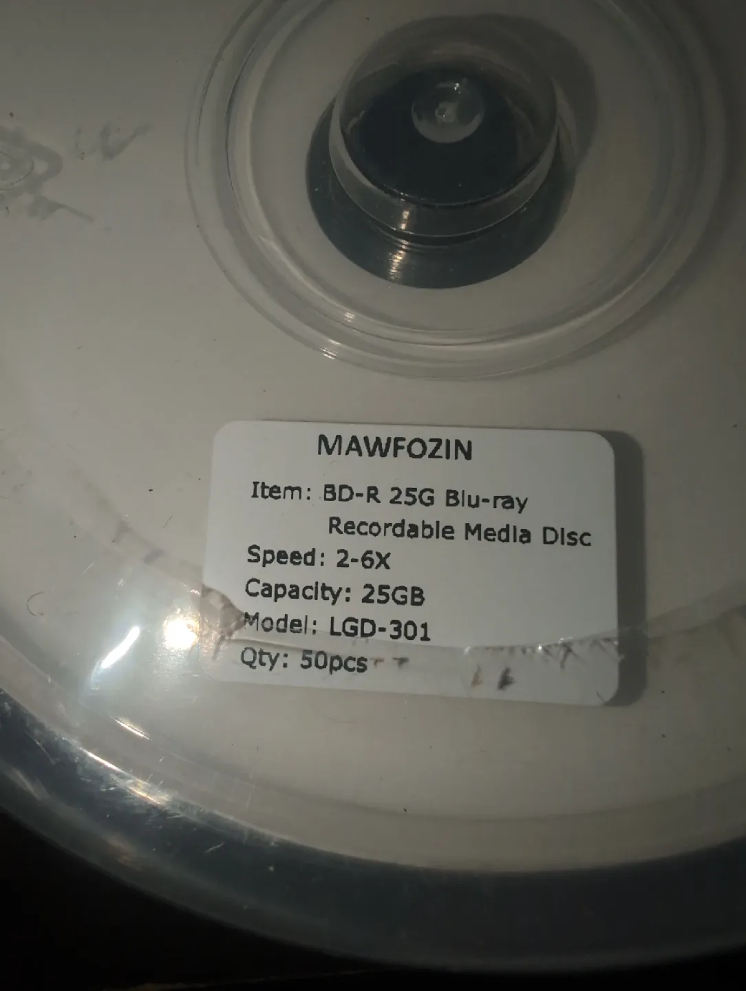 MAWFOZIN BD-R 25G Blu-ray Discs (50pcs) thumbnail