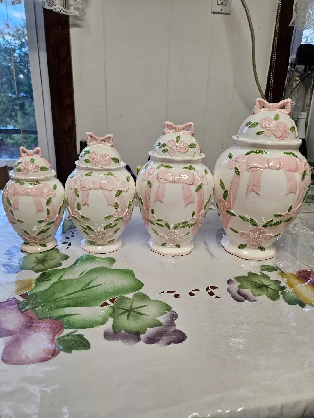 Ceramic Vases with Lids - Set of 4 image indicator(8)