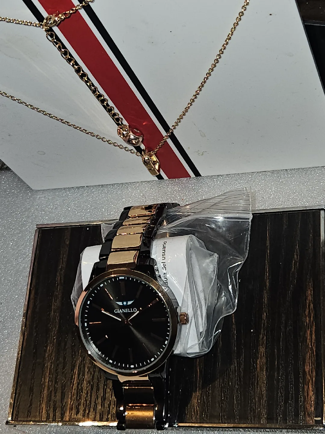 Gianello Italian Design Watch - Black & Rose Gold image indicator(6)