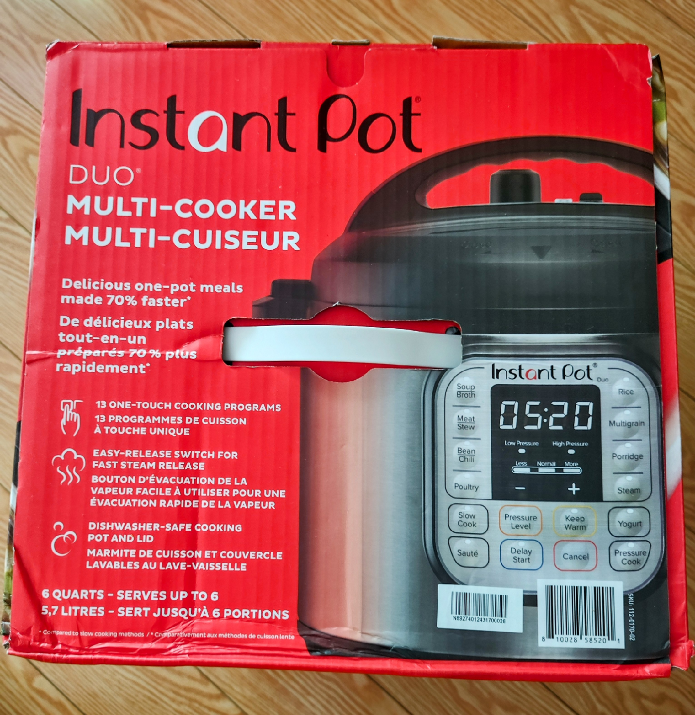 Instant Pot Duo 6 Quart Multi-Cooker - Like New! - photo 2