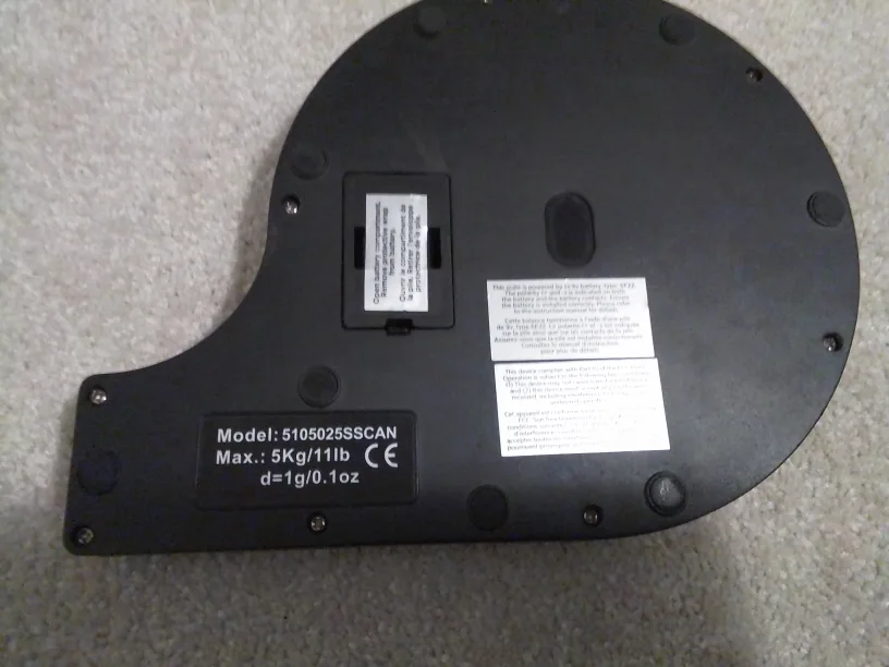 Kamenstein 5105025SSCAN Kitchen Scale image indicator(2)