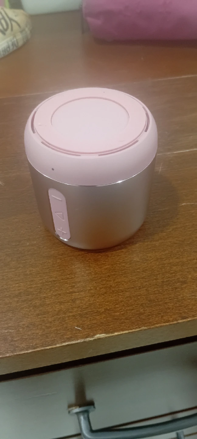 Pink Portable Bluetooth Speaker