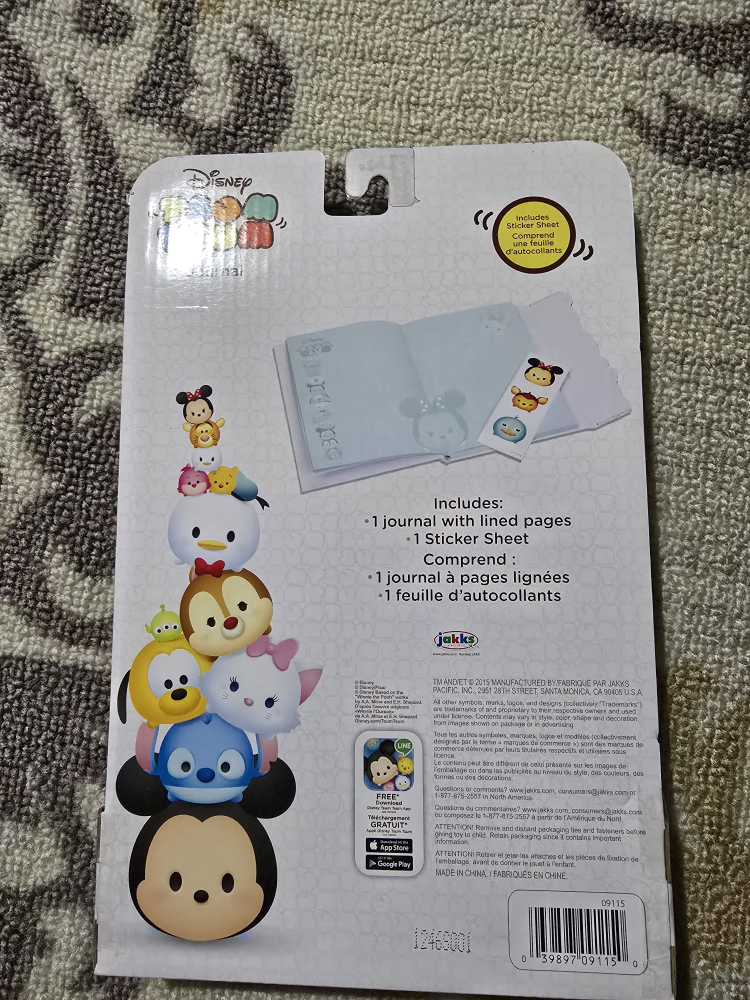Disney Tsum Tsum Journal with Sticker Sheet - New - photo 2