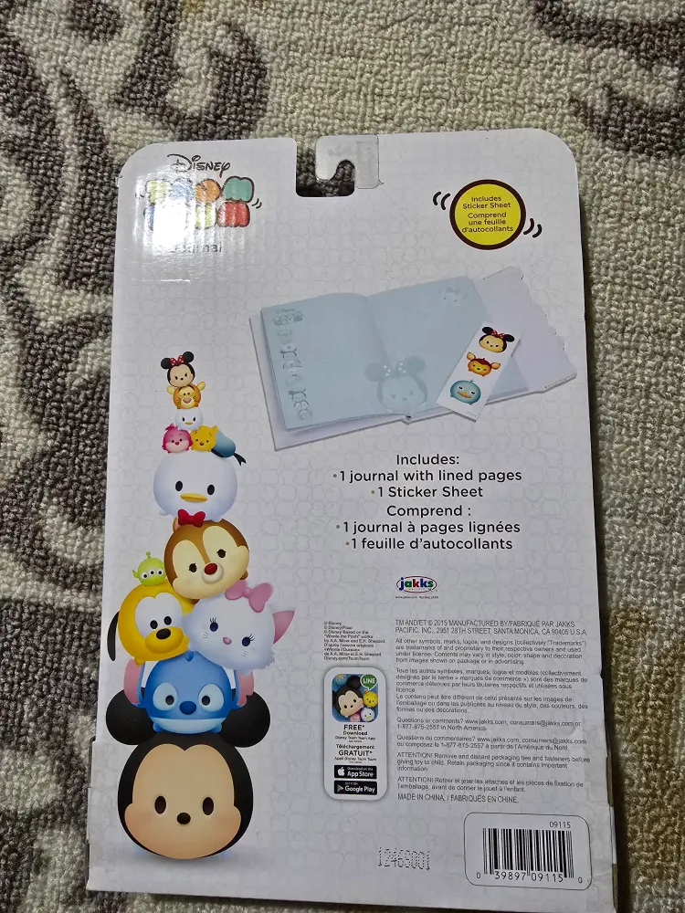 Disney Tsum Tsum Journal with Sticker Sheet - New image indicator(2)
