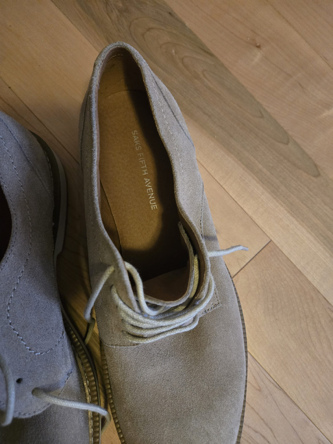 Saks Fifth Avenue Suede Oxford Shoes - photo 2