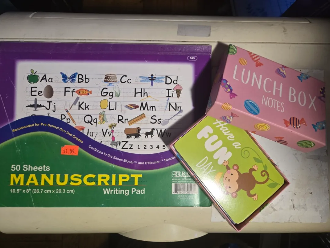 Manuscript Writing Pad & Lunch Box Notes thumbnail