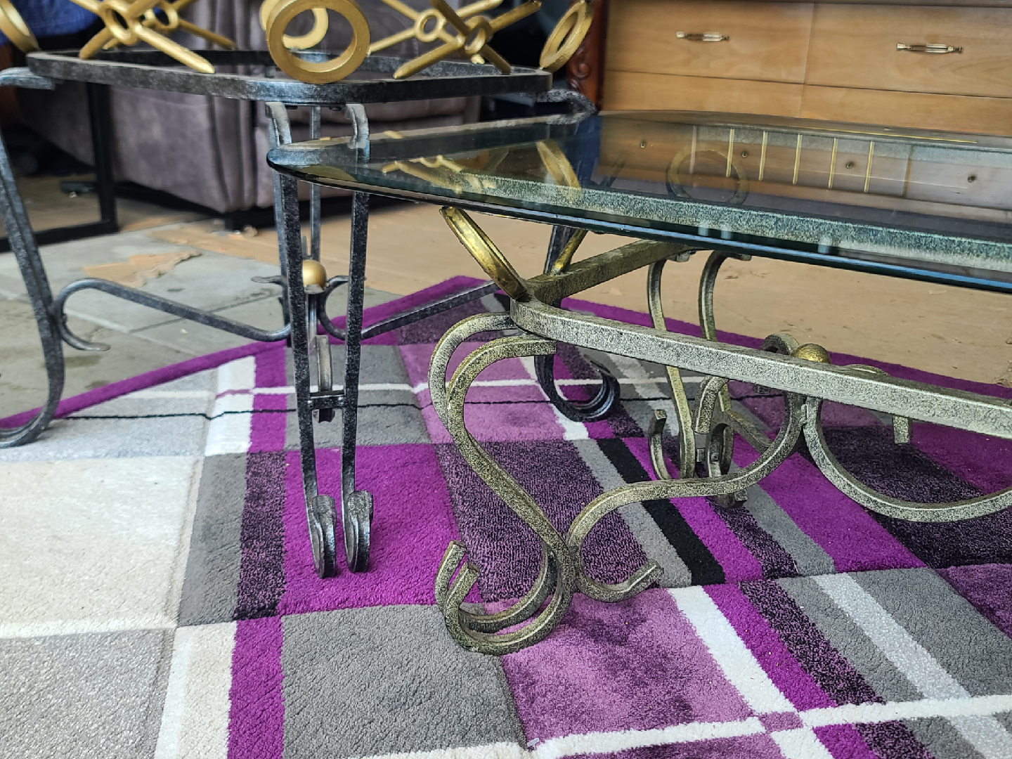 Glass Top Coffee & End Table Set - photo 3