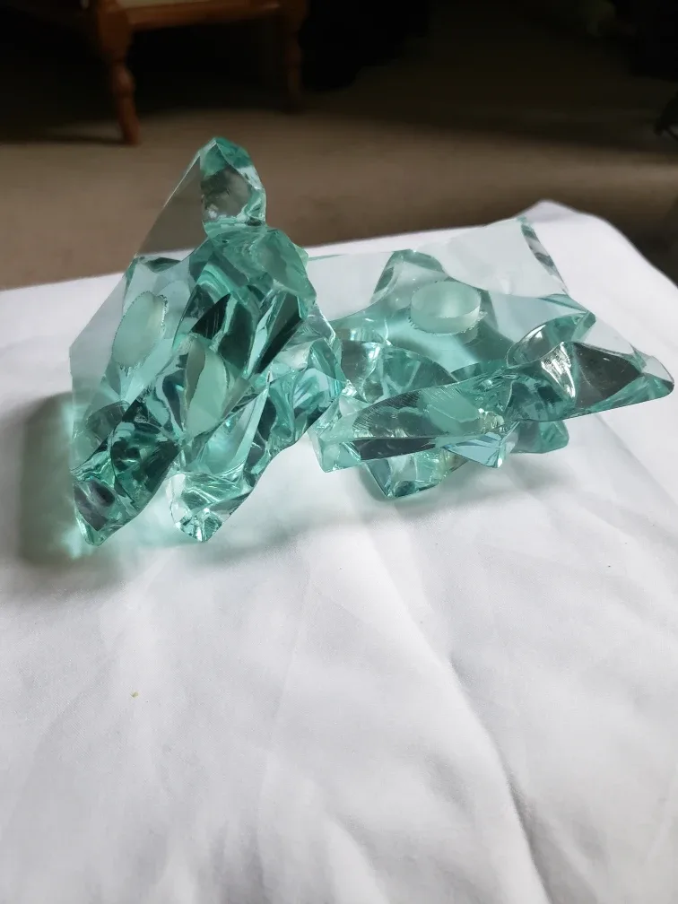 Decorative Glass Candle Holders - Set of 2 image indicator(3)