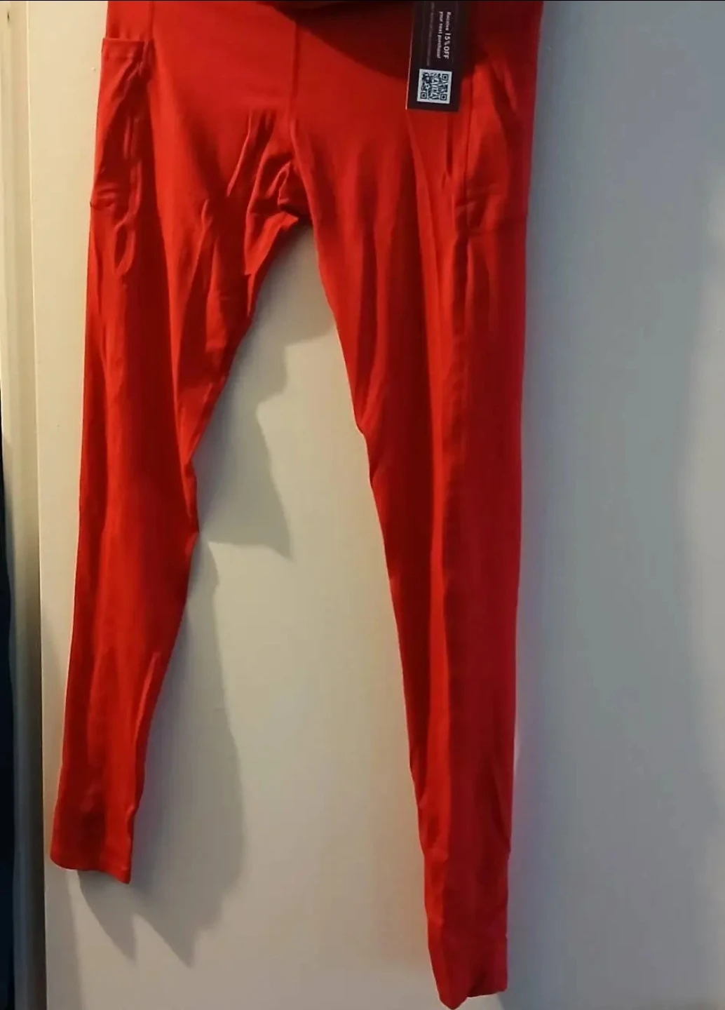 Satina Red Leggings - Size Unknown