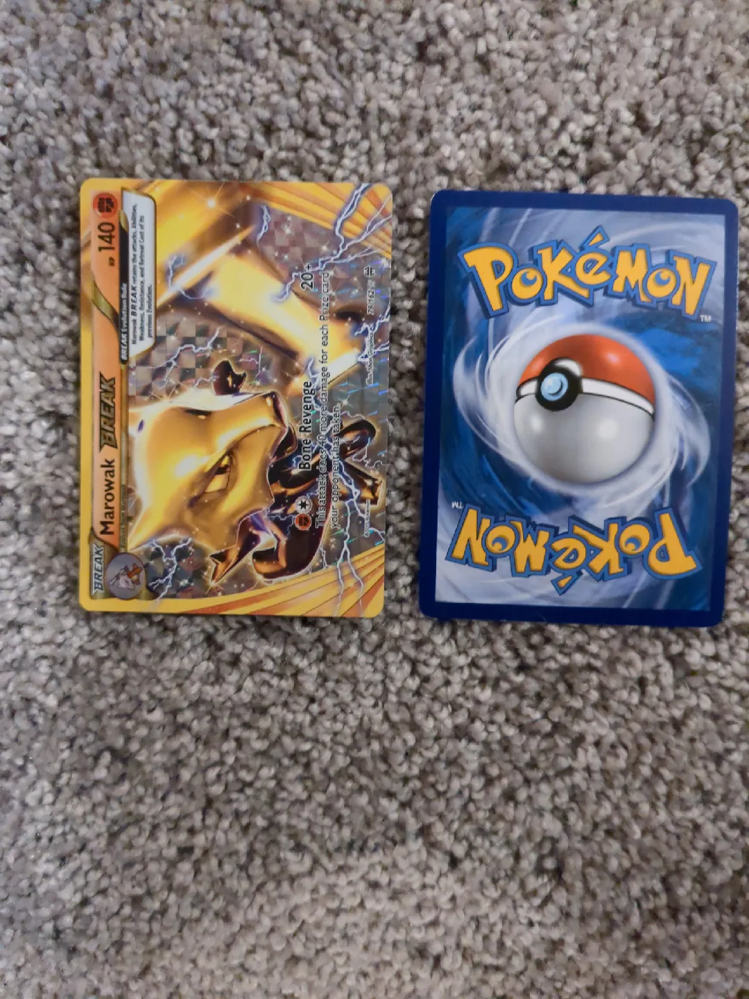 Marowak BREAK Pokemon Card image indicator(4)