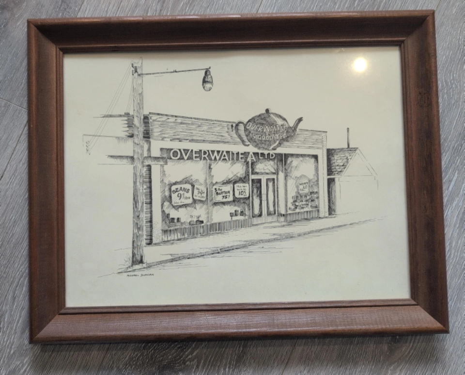 Framed Overwaitea Ltd. Print