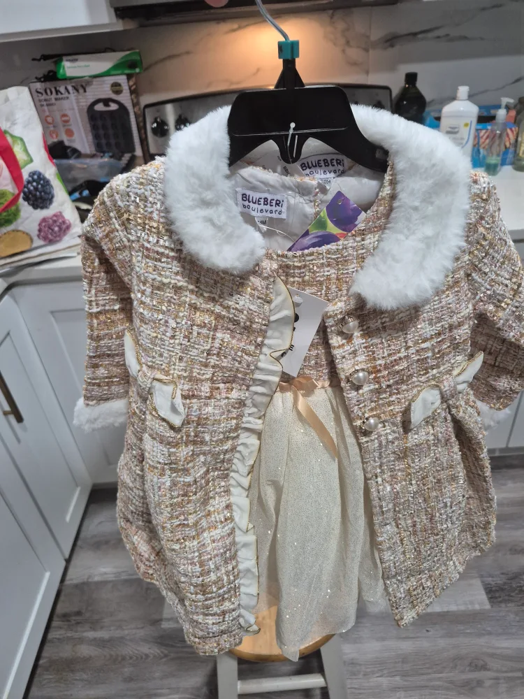 Blueberry Boulevard Girl's Dress & Jacket Set image indicator(7)