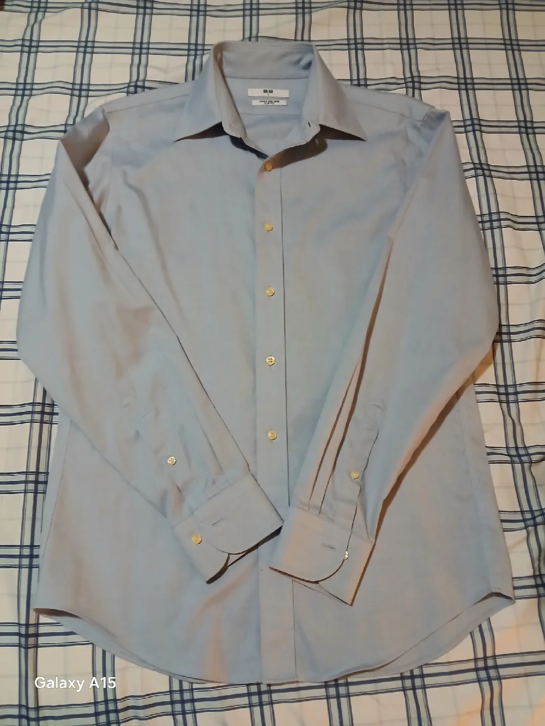 Uniqlo Blue Long Sleeve Shirt