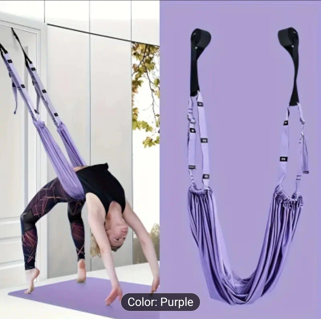 Brand New High-Elastic Yoga Stretch Bands-purple