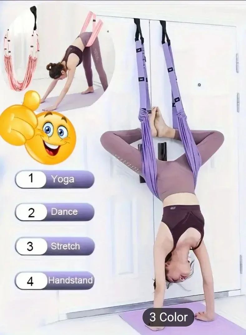 Brand New High-Elastic Yoga Stretch Bands-purple image indicator(2)