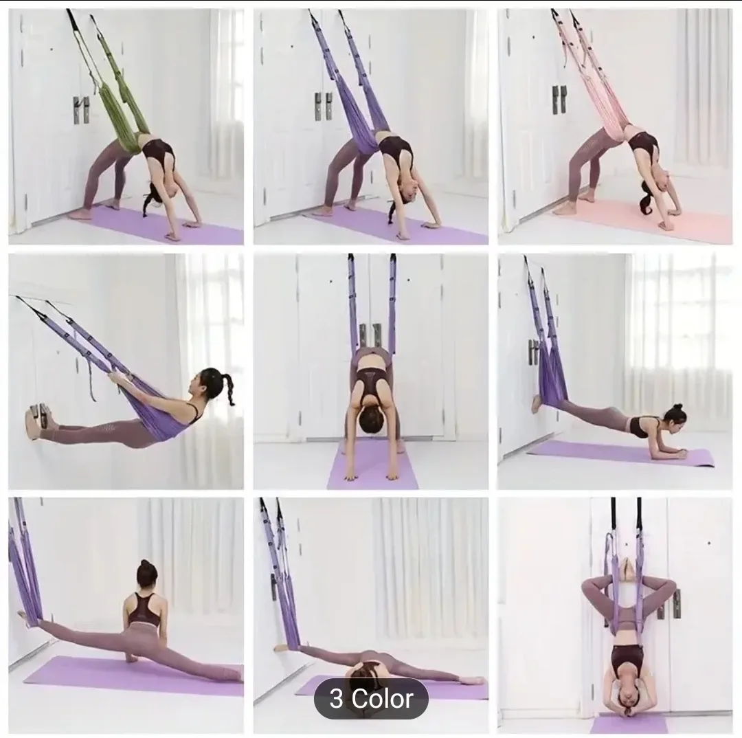 Brand New High-Elastic Yoga Stretch Bands-purple image indicator(4)