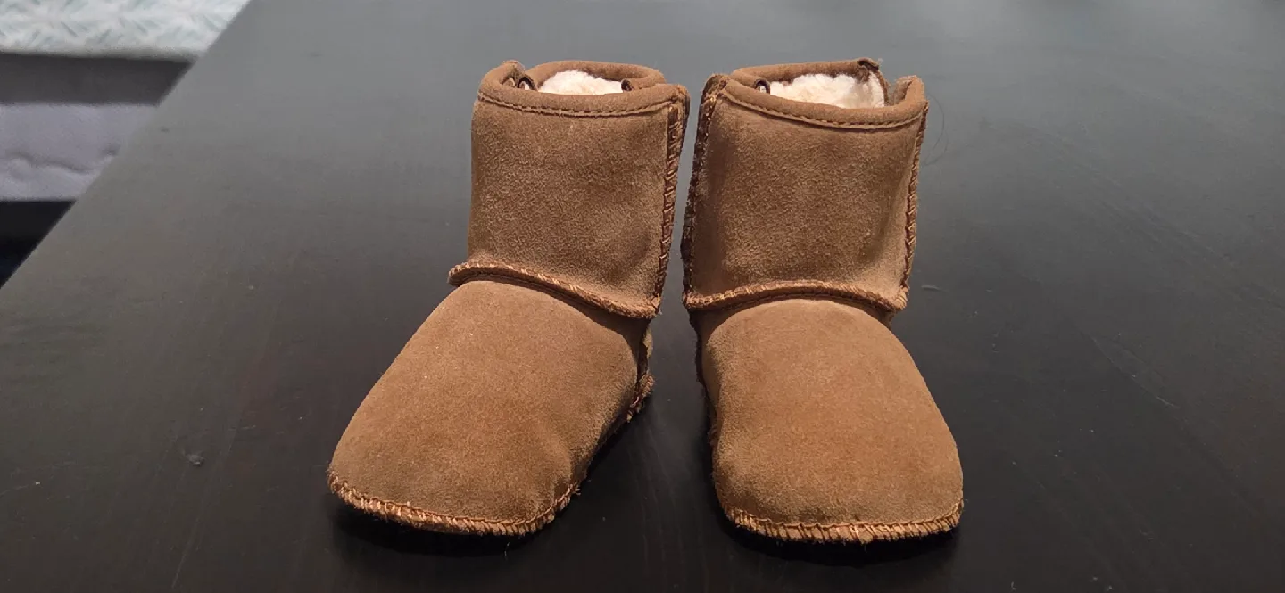UGG Brown Baby Boots Size 2 image indicator(2)