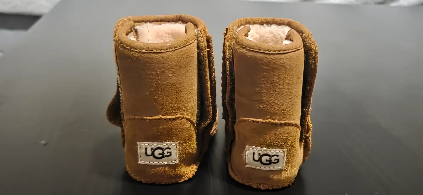 UGG Brown Baby Boots Size 2 image indicator(3)