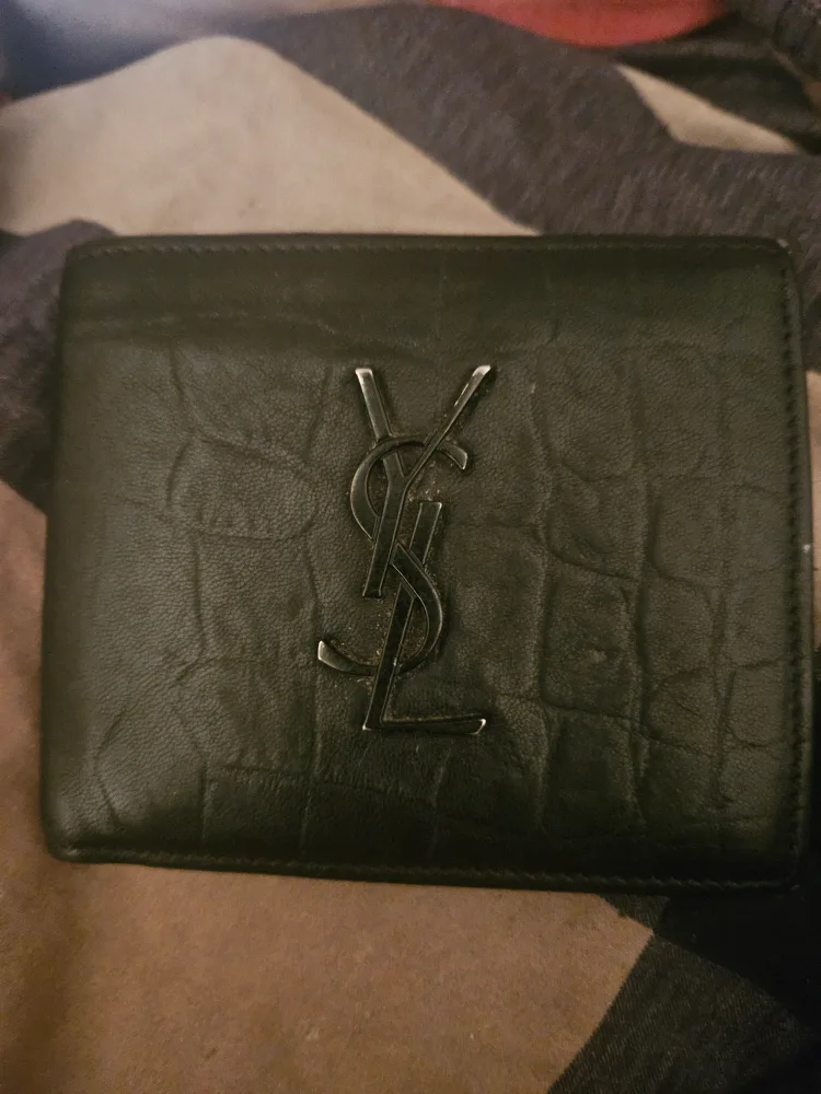 YSL mens crocodile wallet. thumbnail