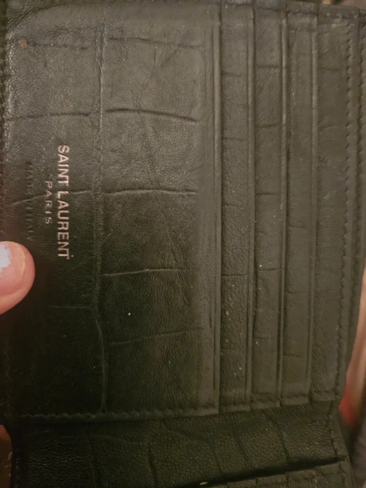 YSL mens crocodile wallet. image indicator(2)